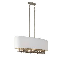 Cameo 4-Light Linear Chandelier in Champagne Luxe