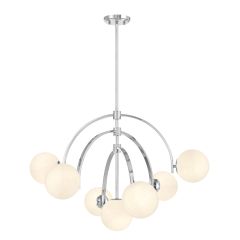 Marias 7-Light Chandelier in Polished Chrome