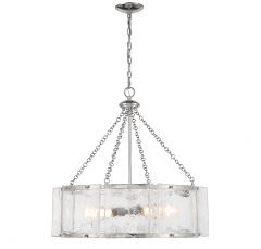 Genry 5-Light Pendant in Polished Nickel