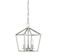 Townsend 3-Light Pendant in Polished Nickel