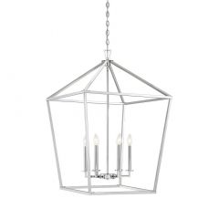 Townsend 6-Light Pendant in Polished Nickel