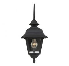 Westover 1-Light Outdoor Wall Lantern in Textured Black