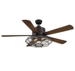 Connell 56" 3-Light Ceiling Fan in English Bronze