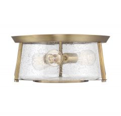 Dash 3-Light Ceiling Light in Warm Brass