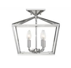 Townsend 4-Light Ceiling Light in Polished Nickel