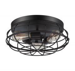 Scout 3-Light Ceiling Light in English Bronze
