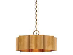 Shelby 3-Light Pendant in Gold Patina