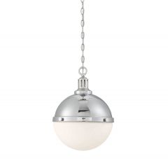 Lilly 2-Light Pendant in Polished Nickel