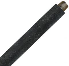 12" Extension Rod in Black Steel