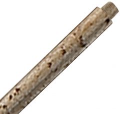 12" Extension Rod in Distressed Gold
