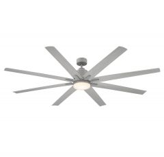 Bluffton 72" LED Ceiling Fan in Grey Wood