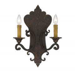 Southerby 2-Light Wall Sconce in Florencian Bronze