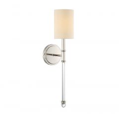 Fremont 1-Light Wall Sconce in Polished Nickel