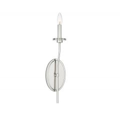 Richfield 1-Light Wall Sconce in Polished Nickel