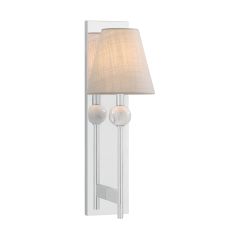 Travis 1-Light Wall Sconce in Polished Chrome