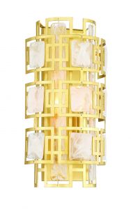 Portia 2-Light Wall Sconce in True Gold