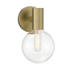 Wright 1-Light Wall Sconce in Warm Brass