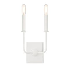 Avondale 2-Light Wall Sconce in Bisque White