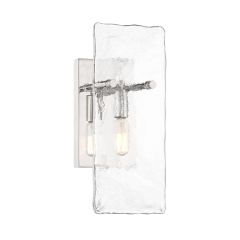 Genry 1-Light Wall Sconce in Polished Nickel