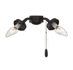 4-Light Fan Light Kit in English Bronze