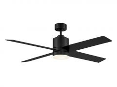 52" LED Ceiling Fan in Matte Black