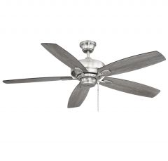 52" Ceiling Fan in Brushed Pewter