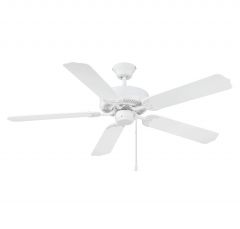 52" Outdoor Ceiling Fan in White