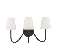 3-Light Wall Sconce in Oil Rubbed Bronze