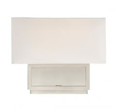 2-Light Wall Sconce in Brushed Nickel
