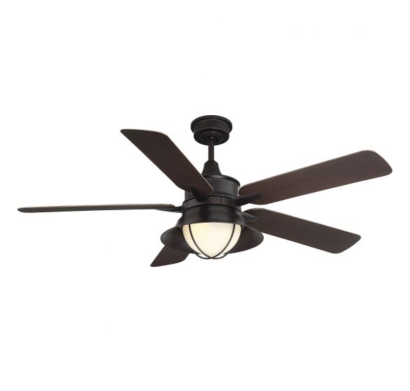 Hyannis 52 Inch 5 Blade Outdoor Ceiling Fan, 42 Inch Outdoor Ceiling Fan With Light Kit