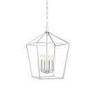 Townsend 4-Light Pendant in Polished Nickel