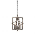 Structure 4-Light Pendant in Aged Steel