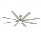 Bluffton 72" LED Ceiling Fan in Satin Nickel